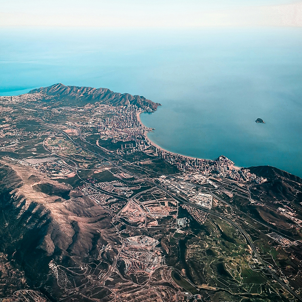 Senior living benidorm white investing Benidorm Aerial